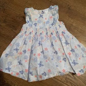 Girls butterfly dress 0-3 months